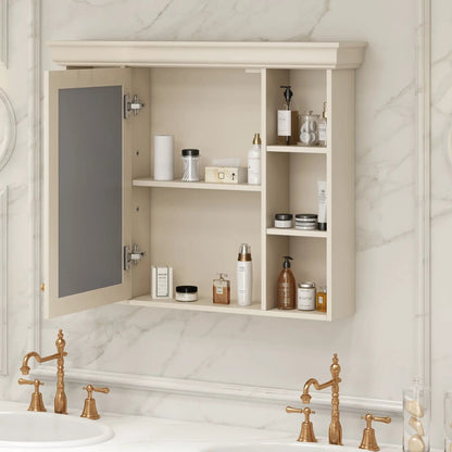 Wall Mounted Bathroom Storage Cabinet With Mirror