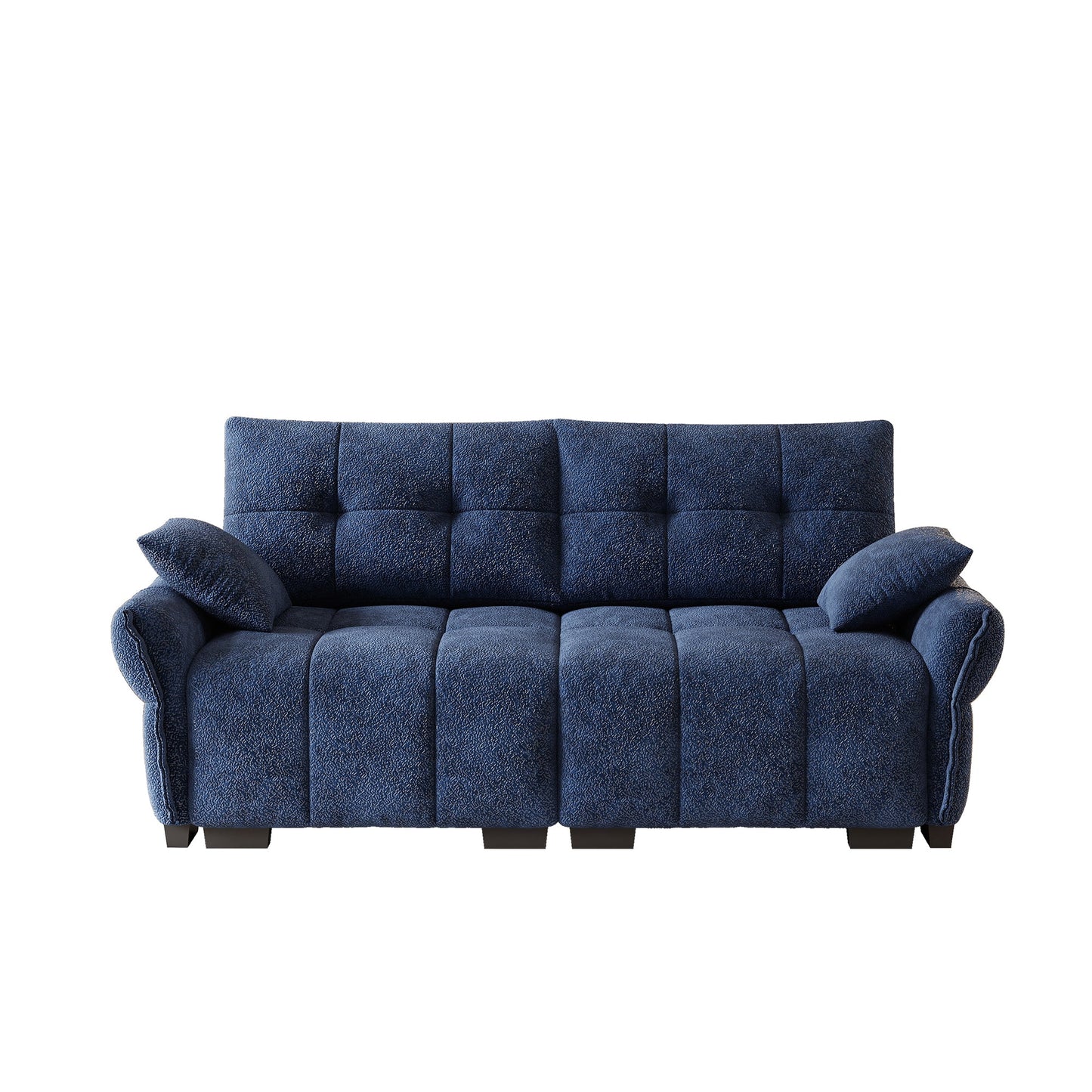 Premium Two Seater Sofa and Chenille Fabric Detail
