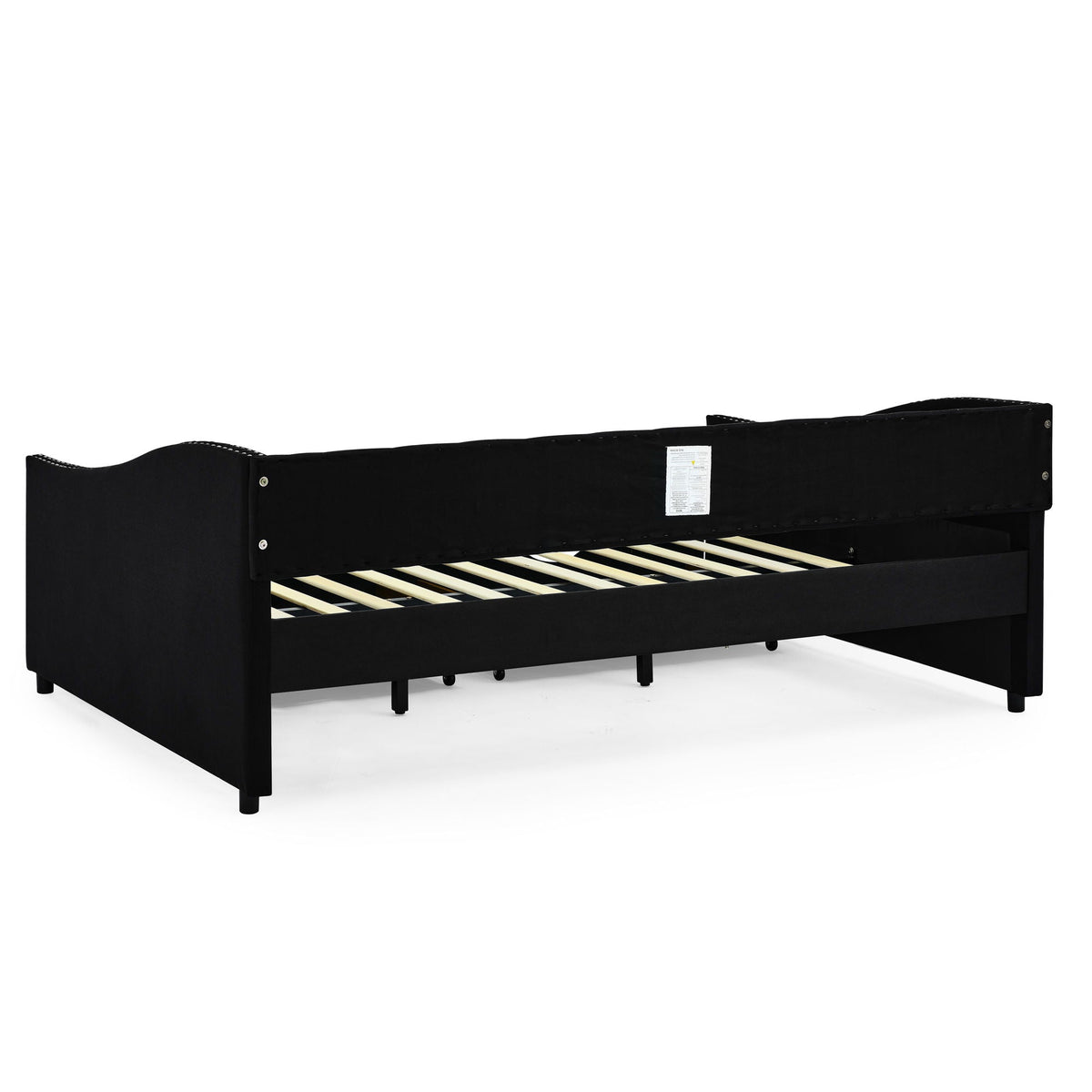 Upholstered Tufted Daybed with Storage Drawers