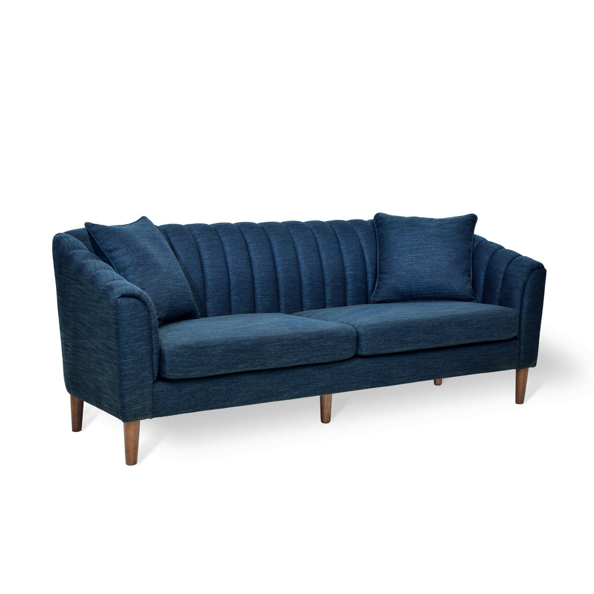 Contemporary 3 Seater Sofa With Plush Cushions