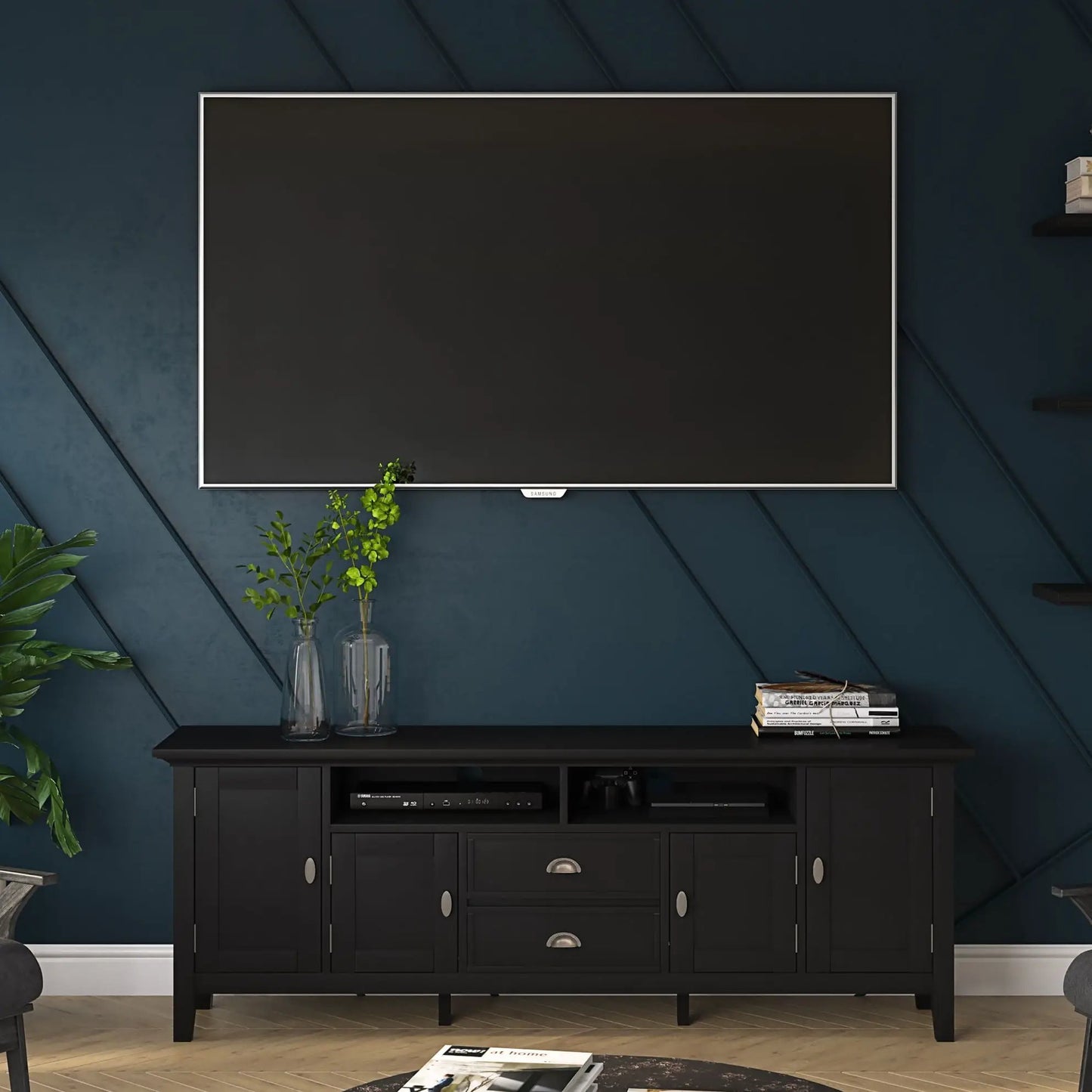 Redmond Handcrafted TV Media Stand With Storage