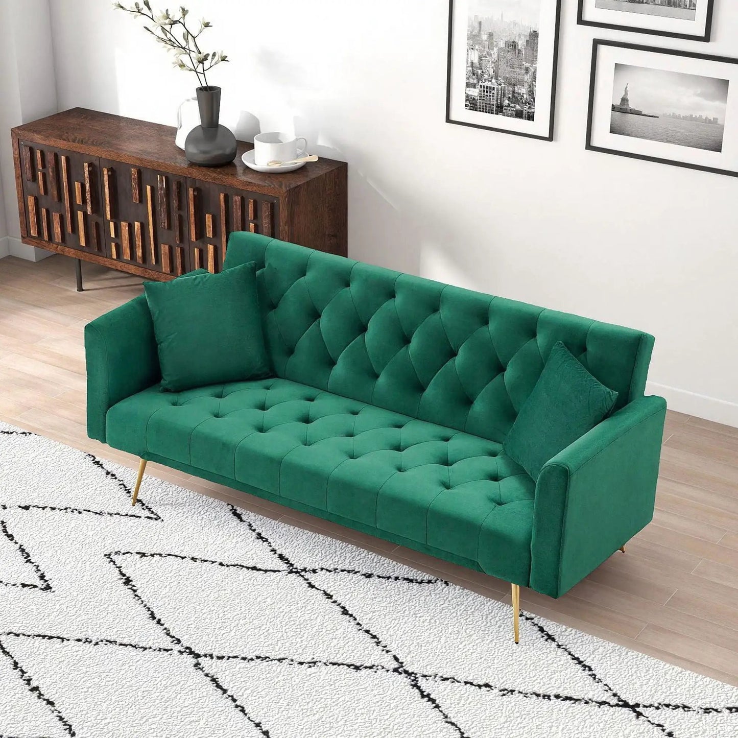 Convertible Double Folding Living Room Sofa Bed