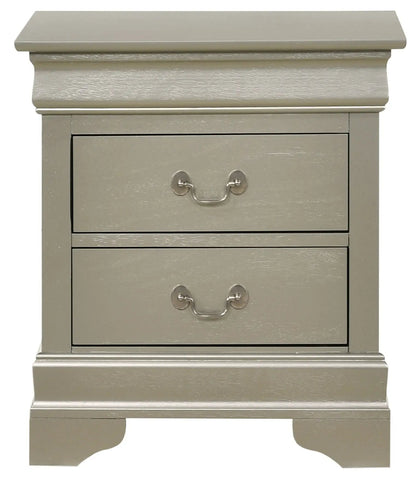 Louis Philippe Nightstand in Wood Veneer