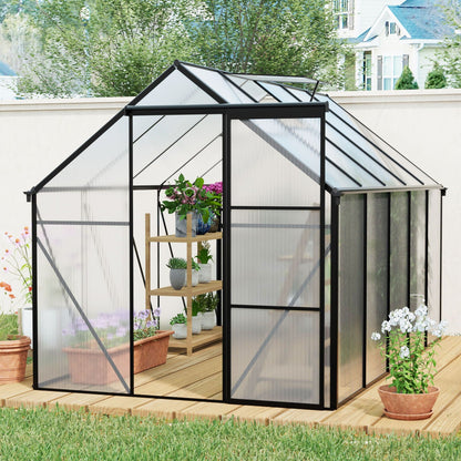 Outdoor Polycarbonate House and Raised Metal Base