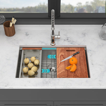 Stainless Steel Undermount Workstation Sink