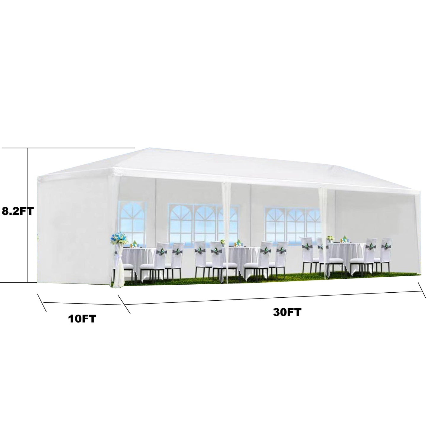 10x30 Outdoor Gazebo and Wedding Canopy Tent