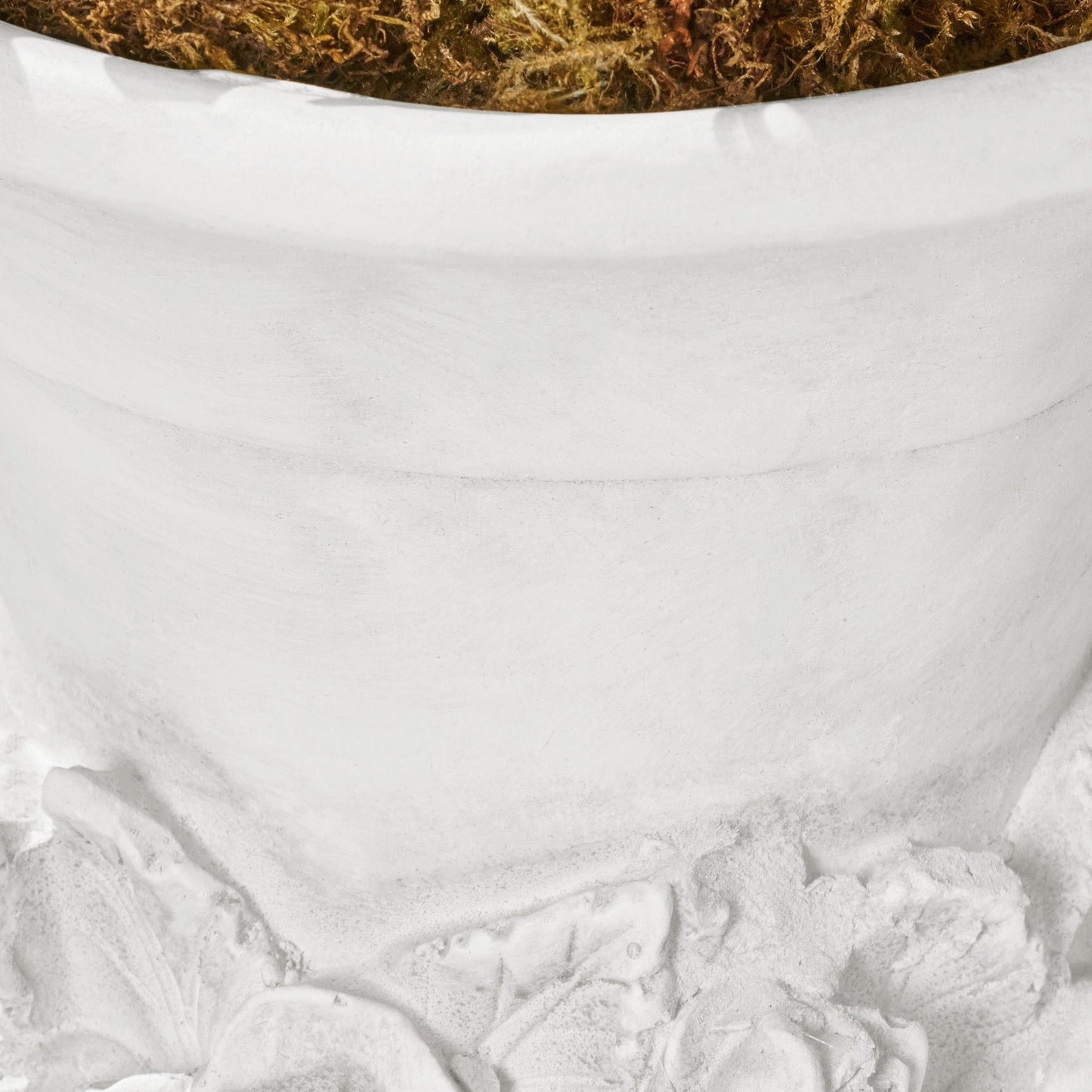 MGO Garden Urn Planter, white ceramic urn-style design on Tampa Home & Garden Store