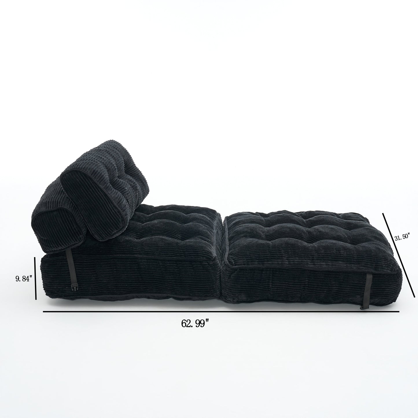 Corduroy Folding Sofa and Comfortable Bed