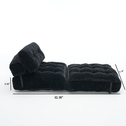 Corduroy Folding Sofa and Comfortable Bed
