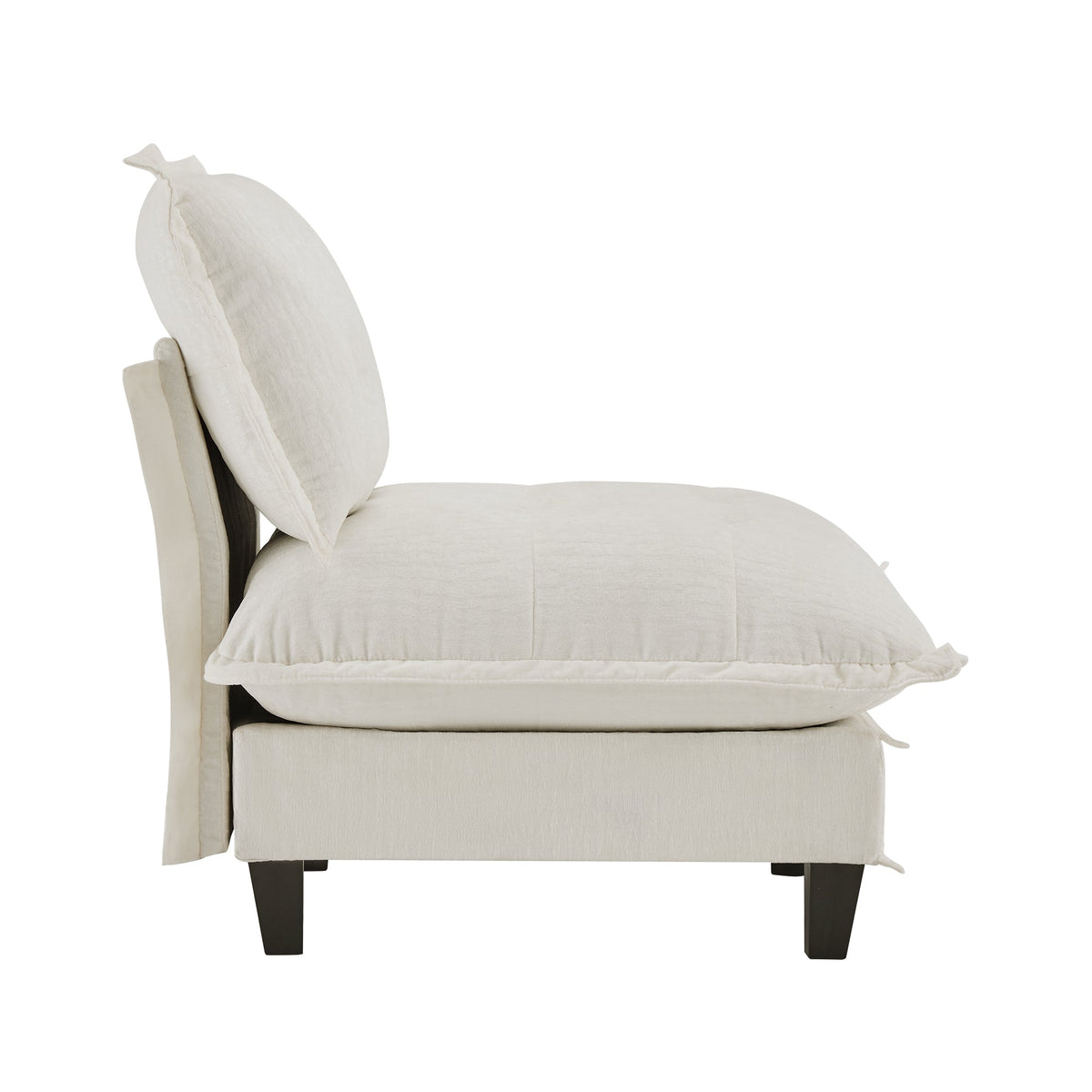 73 Inch Armless Sofa and Chenille Covers