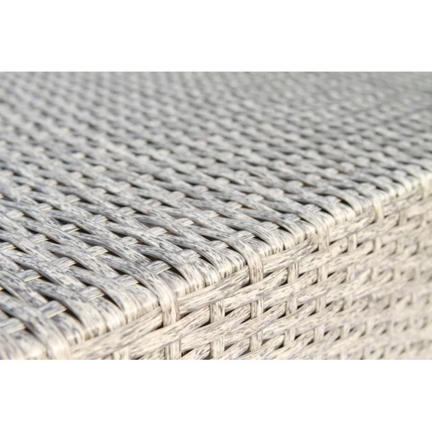 Shick Corner Wedge Patio Chair grey wicker outdoor chair by HouseOfZazla on Tampa Home & Garden Store