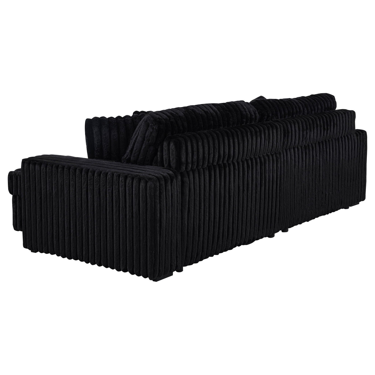 Clifford Black Dual Power Chaise And Recliner