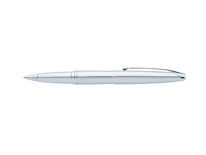 ATX Pure Chrome rollerball pen by A.T. Cross, chrome metal body with clip on Tampa Home & Garden Store
