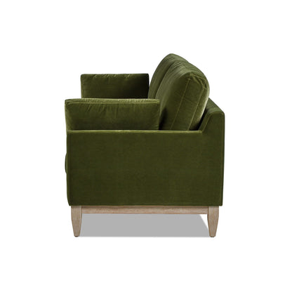 Pasadena Natural Rubberwood and Farmhouse Sofa