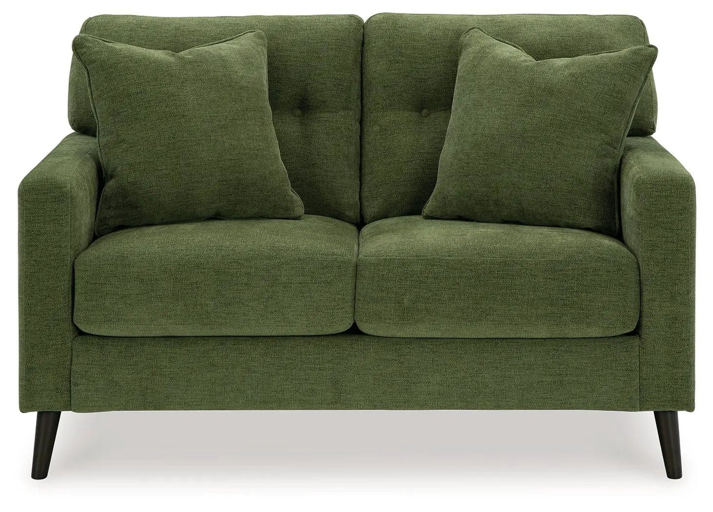 Bixler Loveseat Navy Modern Profile Design