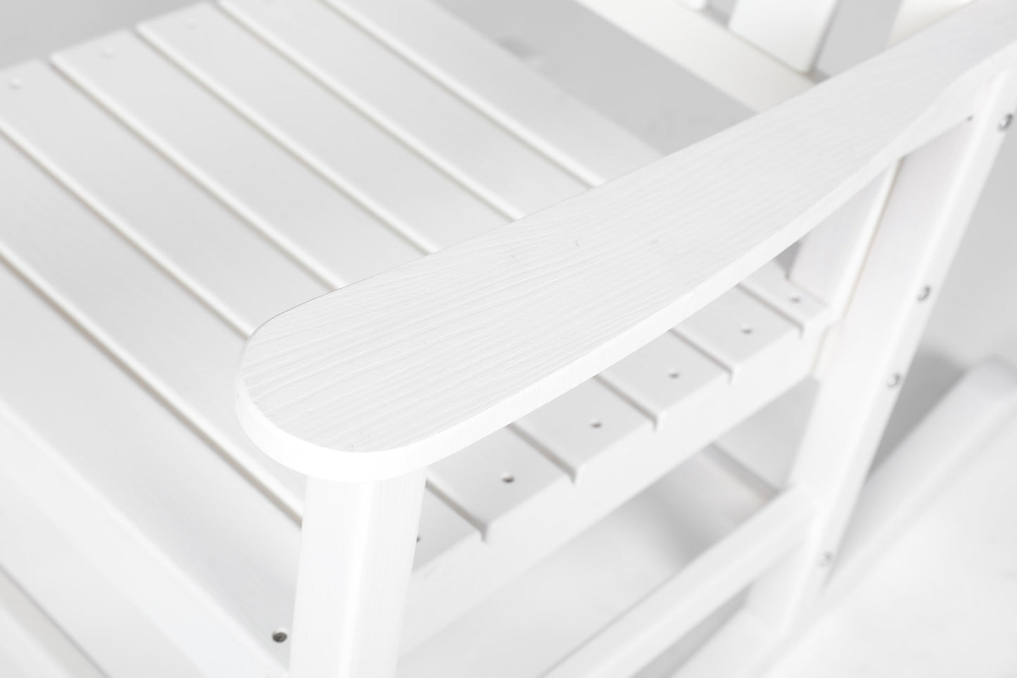 Oversized rocking chair white wood-textured outdoor design by HouseOfZazla on Tampa Home & Garden Store