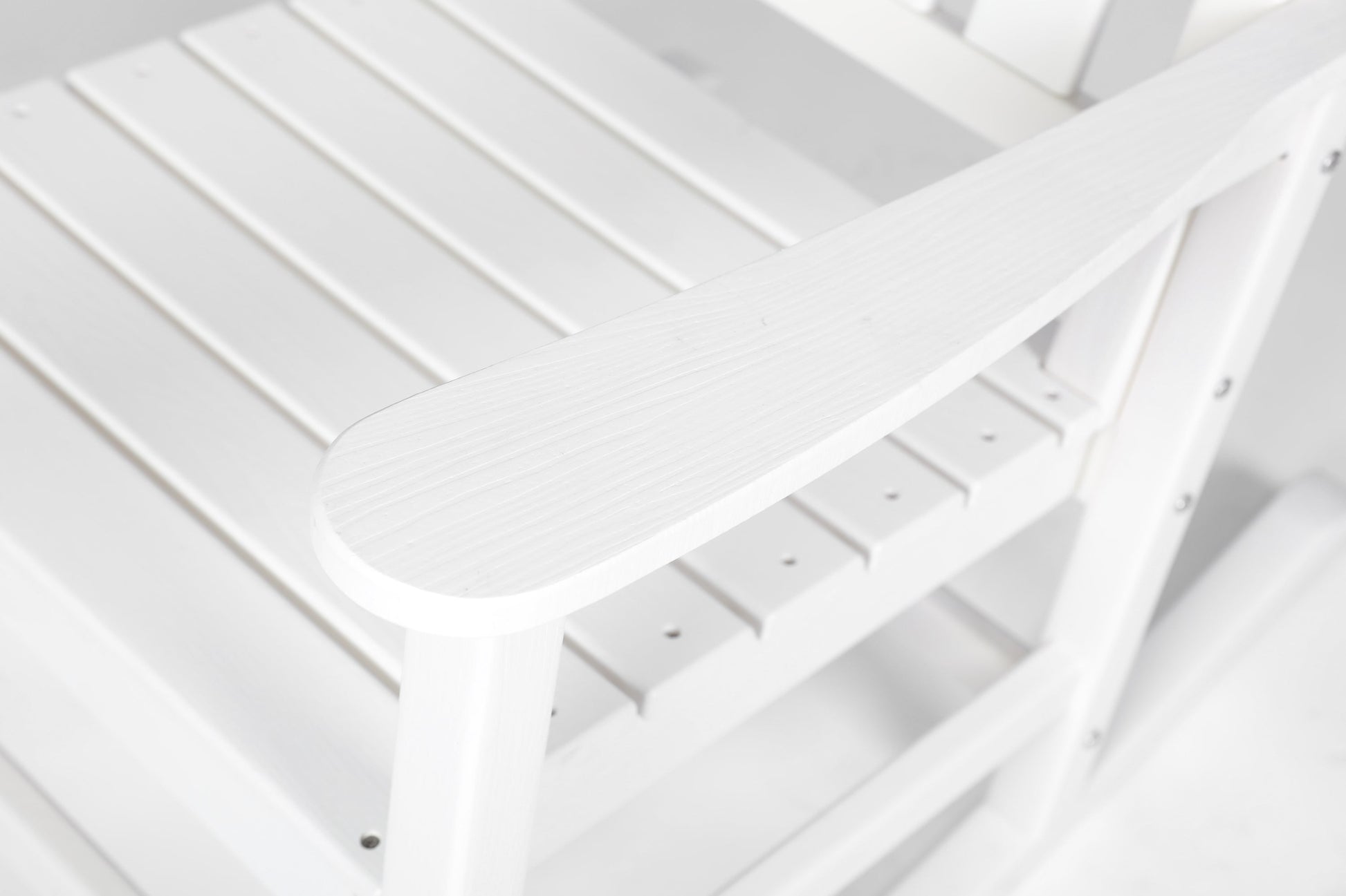 Oversized rocking chair white wood-textured outdoor design by HouseOfZazla on Tampa Home & Garden Store