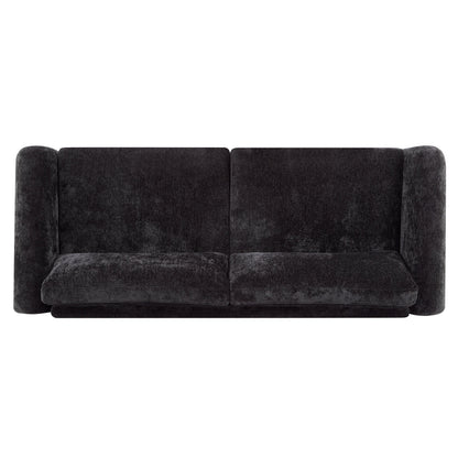Chenille Sofa with Wooden Legs for a Modern Home