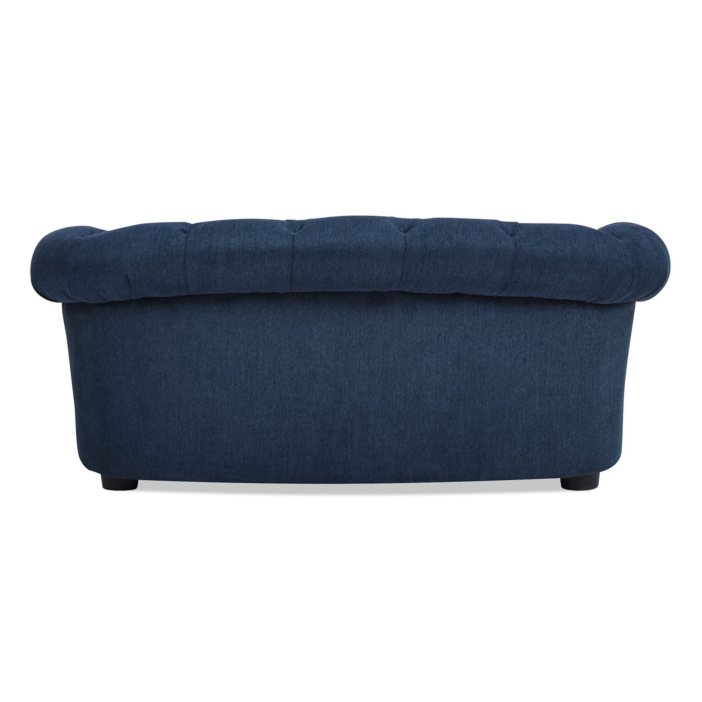 Kiki Chesterfield dog sofa bed navy blue fabric, medium size on Tampa Home & Garden Store