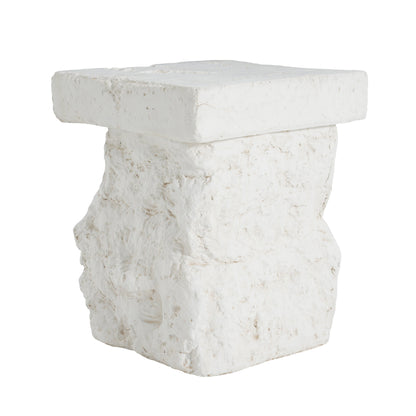 Talia MGO Outdoor Side Table white stone by HouseOfZazla on Tampa Home & Garden Store