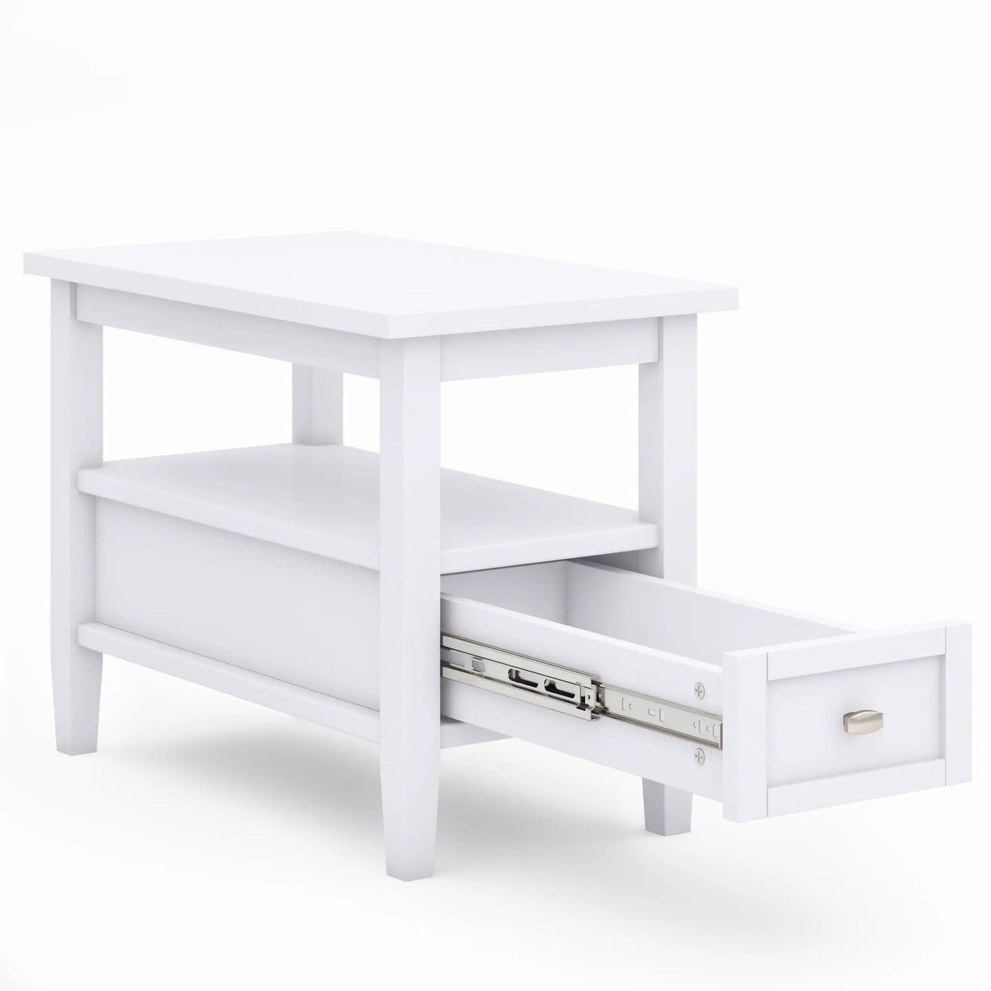 Warm Shaker coffee table white finish with lower shelf by Unique Piece Furniture on Tampa Home & Garden Store