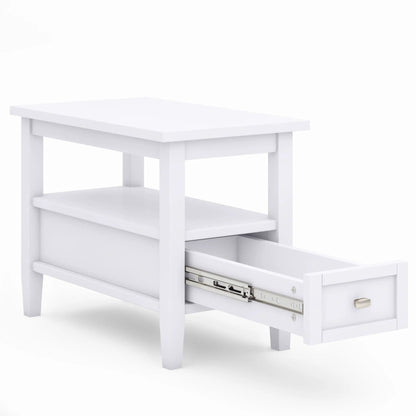 Warm Shaker coffee table white finish with lower shelf by Unique Piece Furniture on Tampa Home & Garden Store