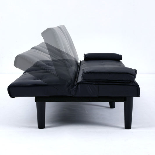 Compact Foldable Sofa Bed and Cup Holder