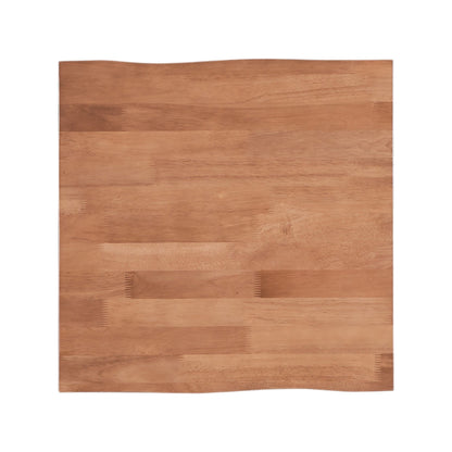 Natural rubber wood accent table, compact modern design, natural finish on Tampa Home & Garden Store