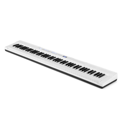 88-Key Electric Piano Keyboard with Adjustable Stand and Portable Bag