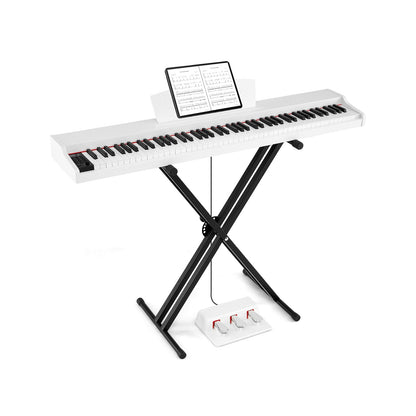 88-Key Keyboard Piano Set with Adjustable Stand