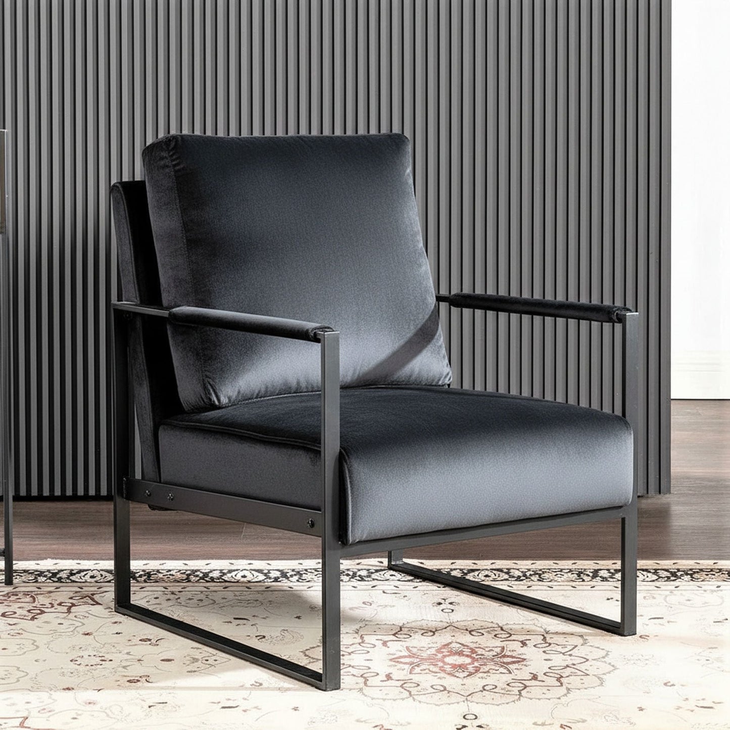 Mid Century Modern Accent Chair Metal Frame