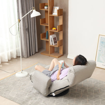 Modern Metal Frame and Swivel Lounge Chair