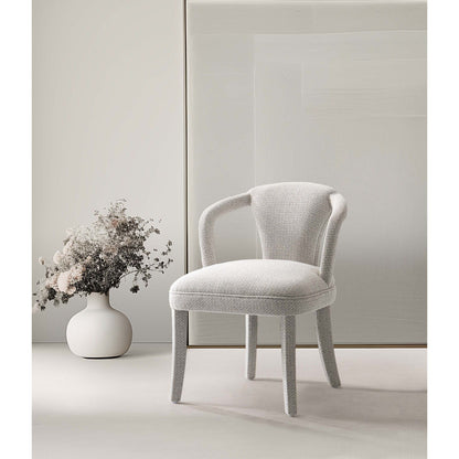 Palmer Mid Century Modern Tweed Armchair