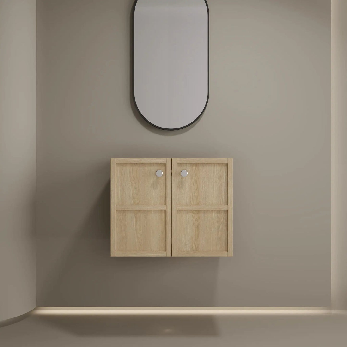 Modern Mounted Vanity With Soft Closing Doors