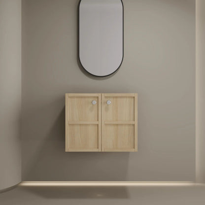 Modern Mounted Vanity With Soft Closing Doors