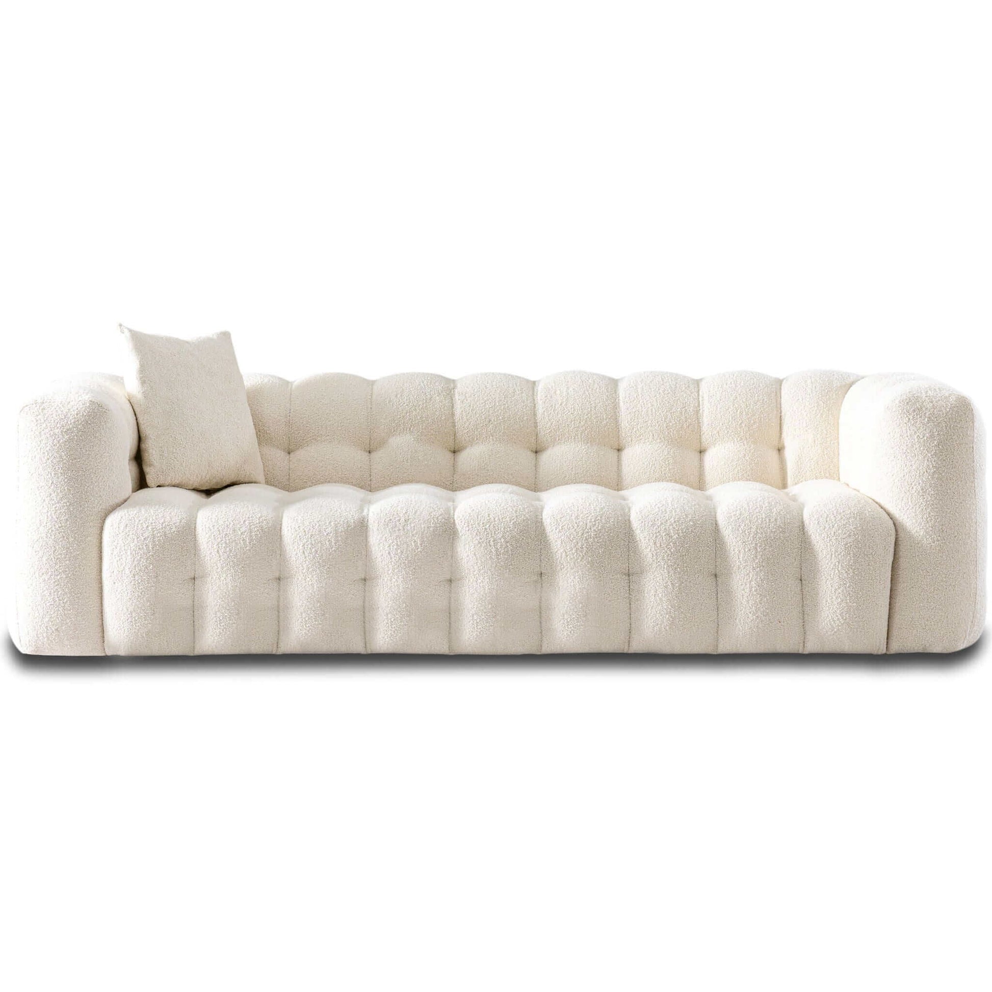 Eden Modern Tufted Chesterfield sofa ivory upholstery HouseOfZazla Sofas on Tampa Home & Garden Store