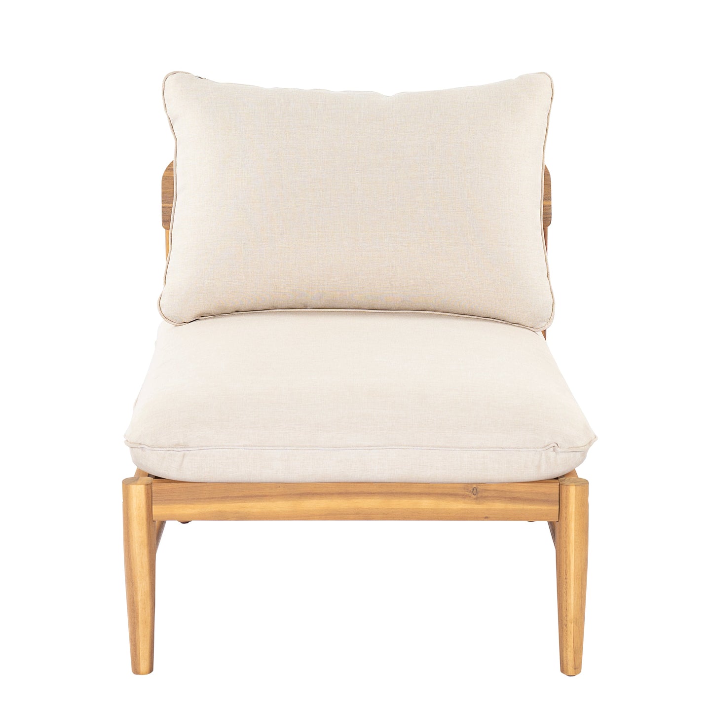 Outdoor Acacia Wood and Four Seater Sofa