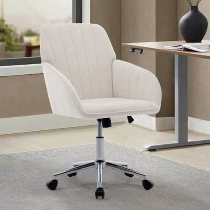 Adjustable Ergonomic Chair With Swivel Backrest