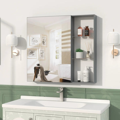 Medicine Cabinet Wall Mounted Mirror With Storage