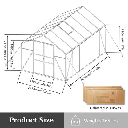 Windproof All Season Outdoor Garden Shelter