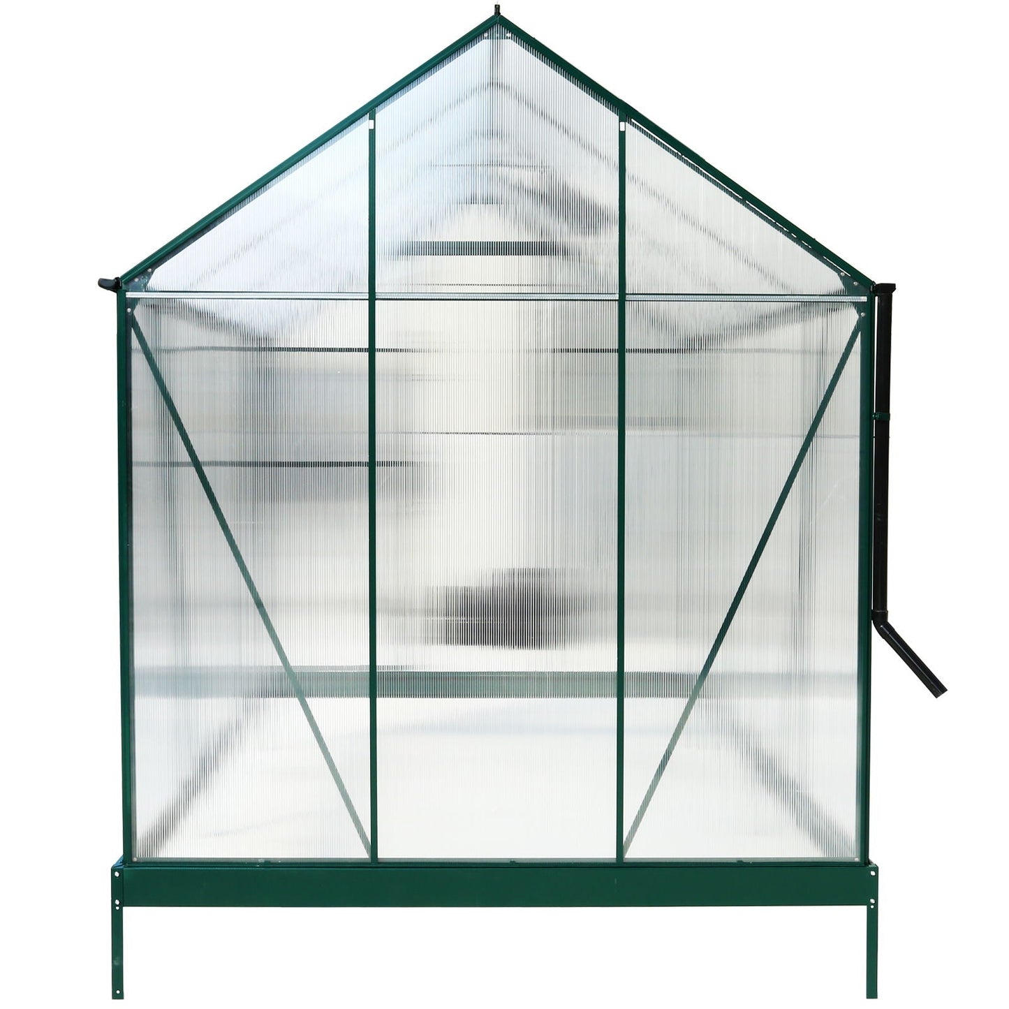 Heavy Duty Polycarbonate Greenhouse Kit and Door