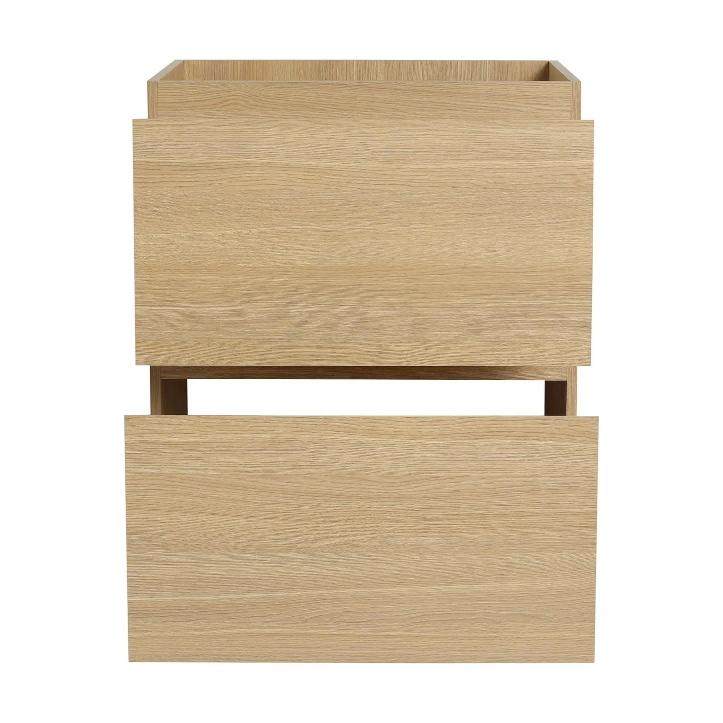 Modern Freestanding Vanity with Double Drawer