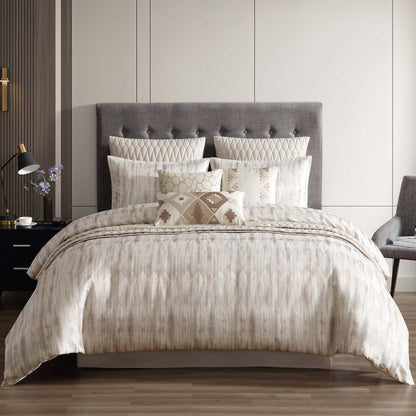 Milan 10 Piece Jacquard Comforter Ensemble