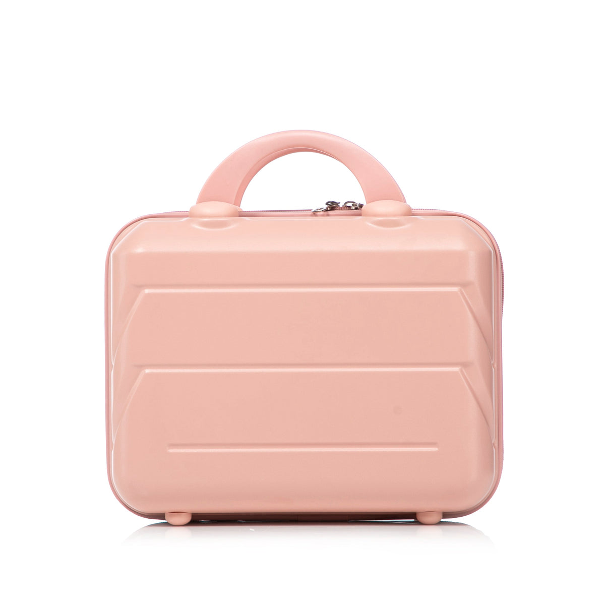 2-Piece ABS Spinner Luggage Set pink blush with handle HouseOfZazla on Tampa Home & Garden Store