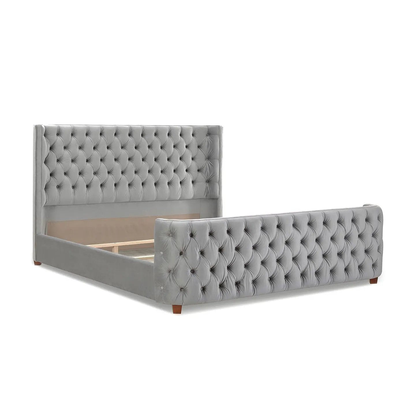 Brooklyn Tufted Bed Headboard and Footboard Set