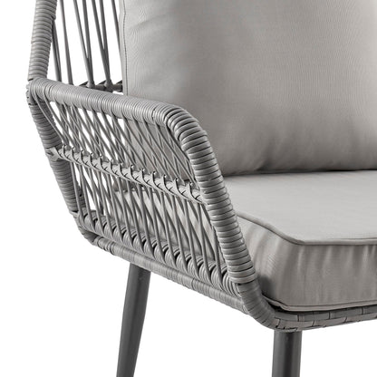 the Portofino Four Piece Outdoor Lounge Set