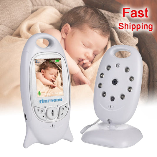 VB601 Babyphone Moniteur Bébé 2 pouces BeBe Baba Baby-sitter Électronique Radio Vidéo Caméra Nanny Vision Nocturne Surveillance Température 8 Berceuses