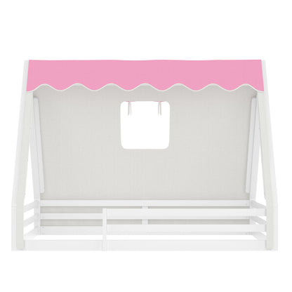 Youth House Floor Bed With Tent Light And Frame