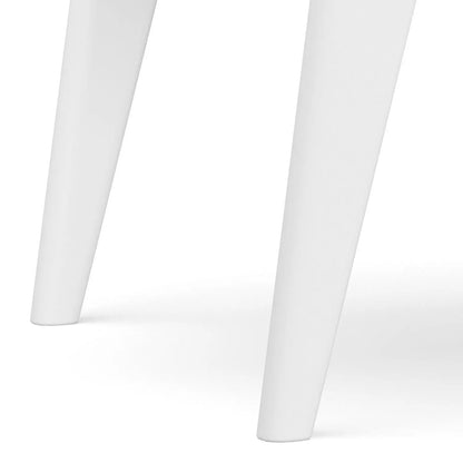 Draper Handcrafted Mid Century End Table legs in white finish by Unique Piece Furniture on Tampa Home & Garden Store