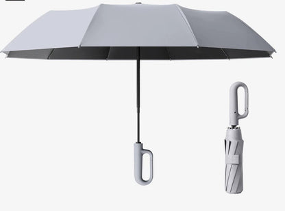 Men's and Women's Sunshade Umbrella Automatic Ring Umbrella Rain and Sun Protection UV Folding - Tampa Home & Garden Store